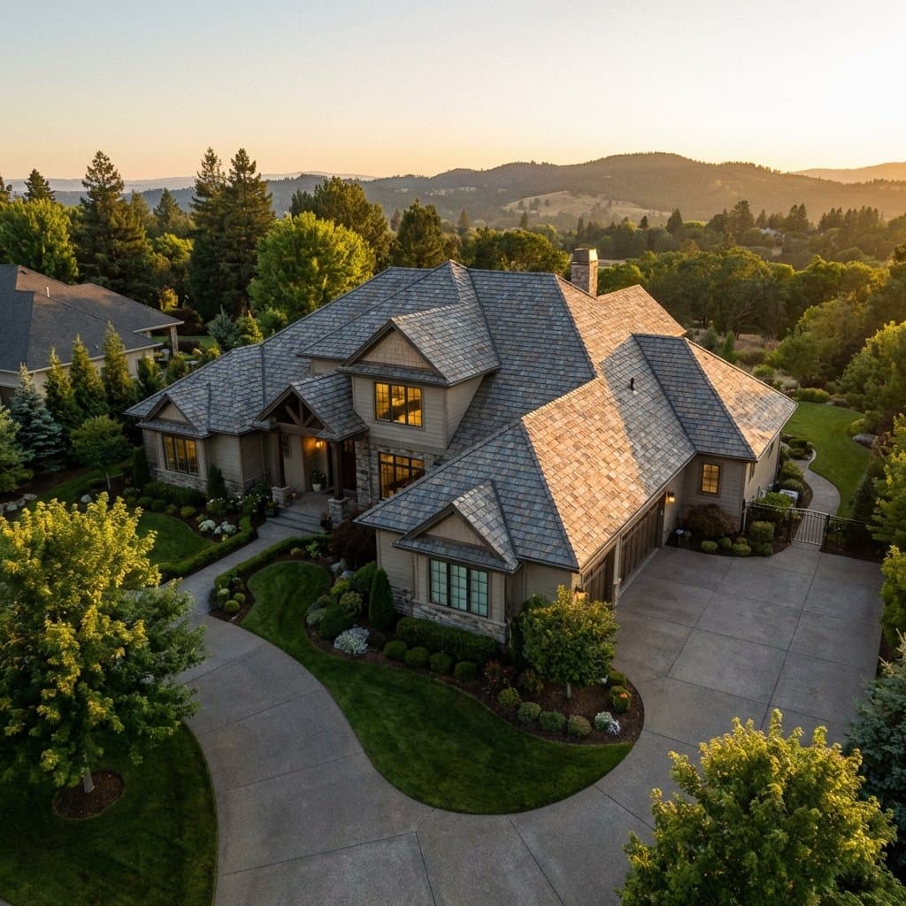 Professional roof replacement with architectural shingles being installed on a Pennsylvania home